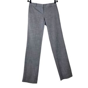 Ann Taylor Women's Career Dress Pants Flat Front Trousers. Light gray size 0